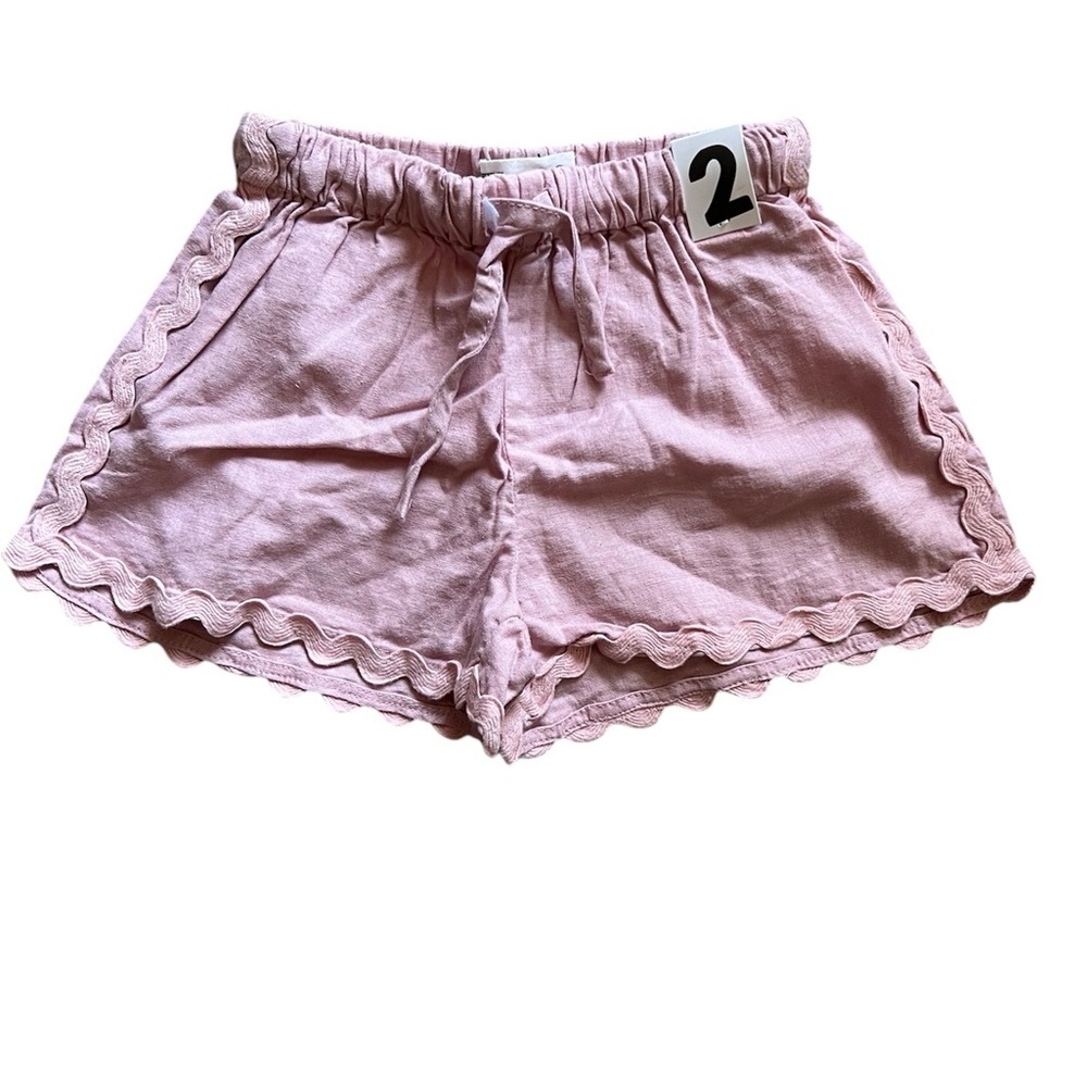 Cotton On Kids Pink Linen Drawstring Shorts | 2T NWT
